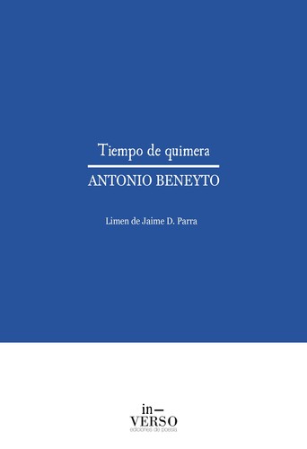 [9788494524035] Tiempo de Quimera