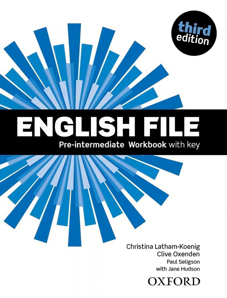 [9780194598224] English File Pre-intermediate Workbook With Key Third Edition
