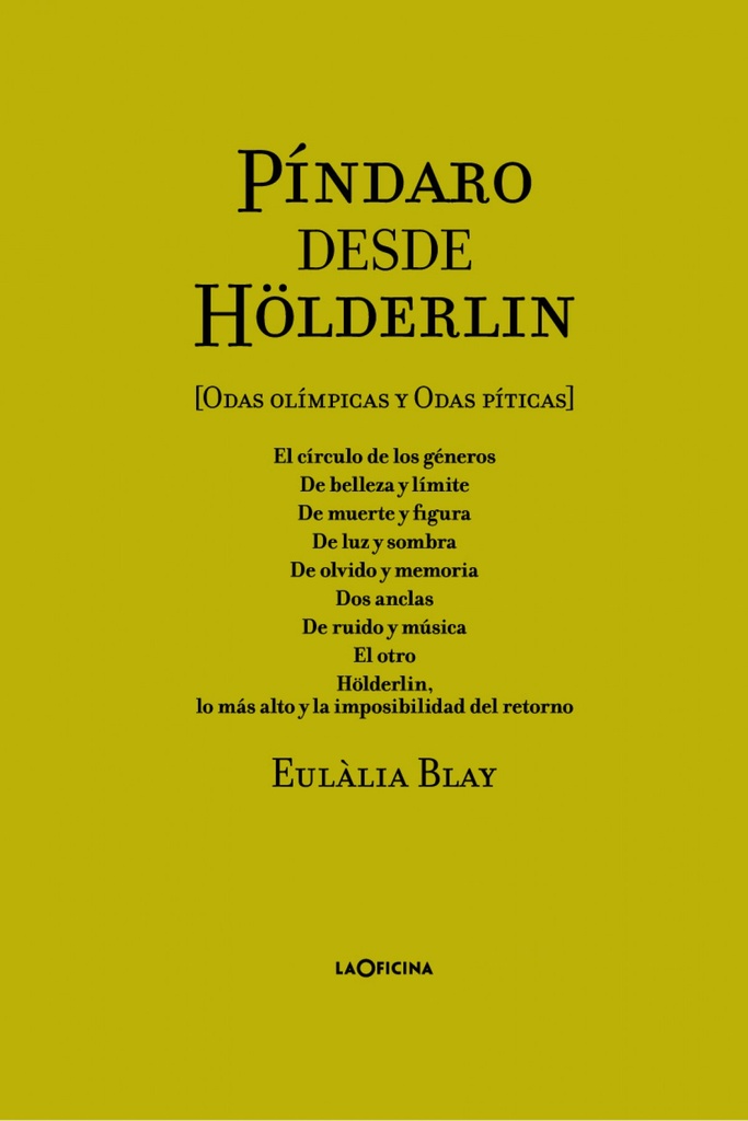 Píndaro Desde Hölderlin