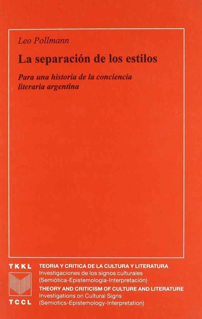[9788495107121] La separación de los estilos