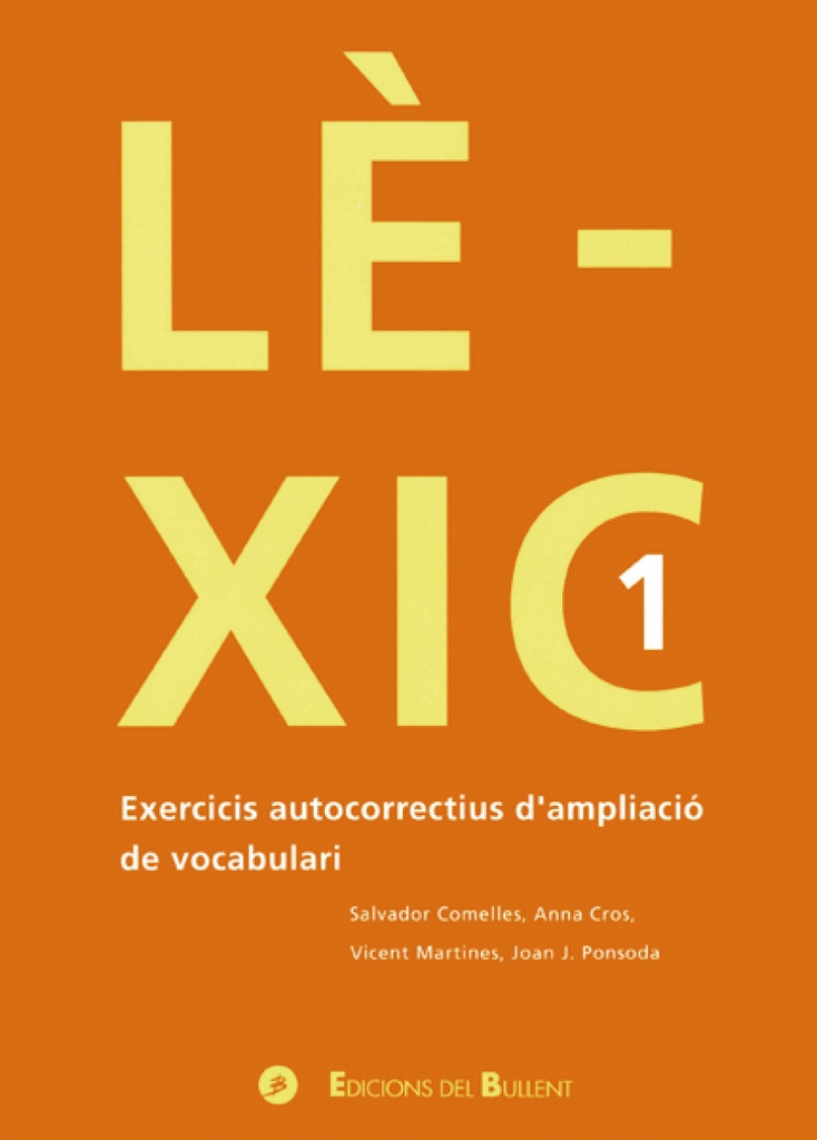 [9788496187108] Lexic 1 (ampliac. Vocabulari)