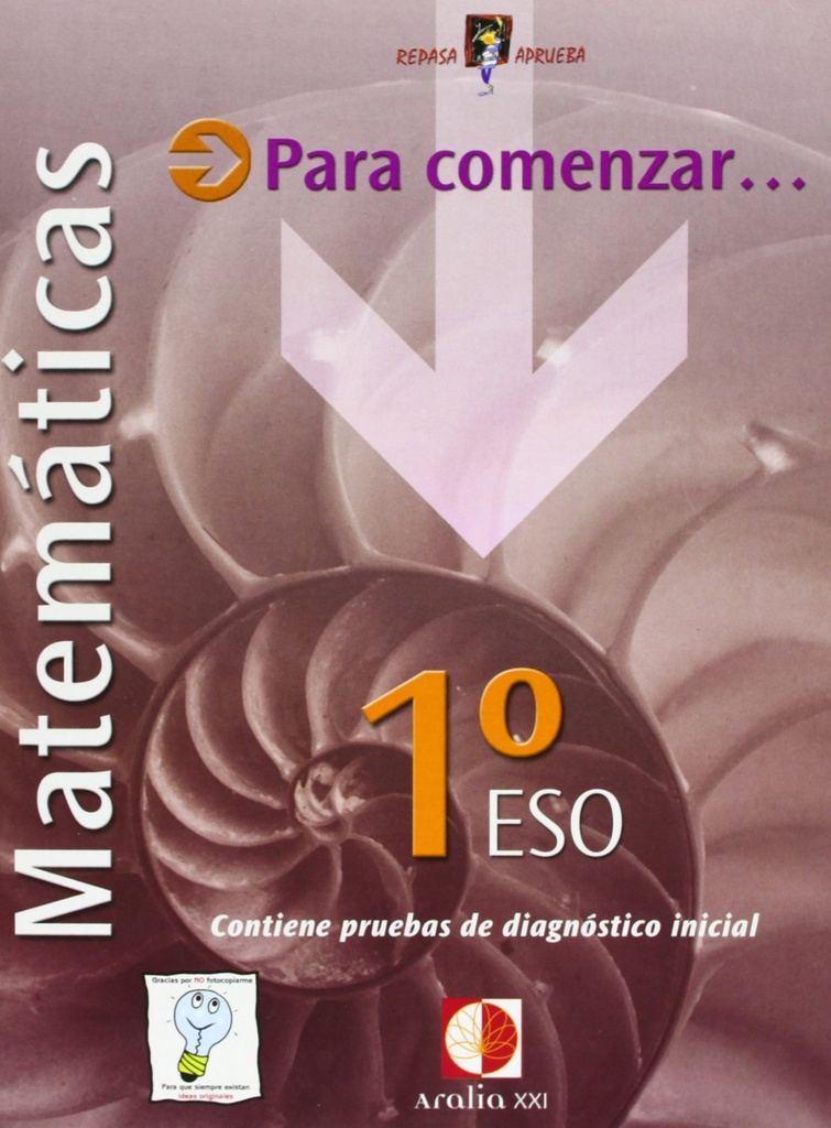 [9788496547681] Cuaderno matematicas 1ºESO Repasa y aprueba