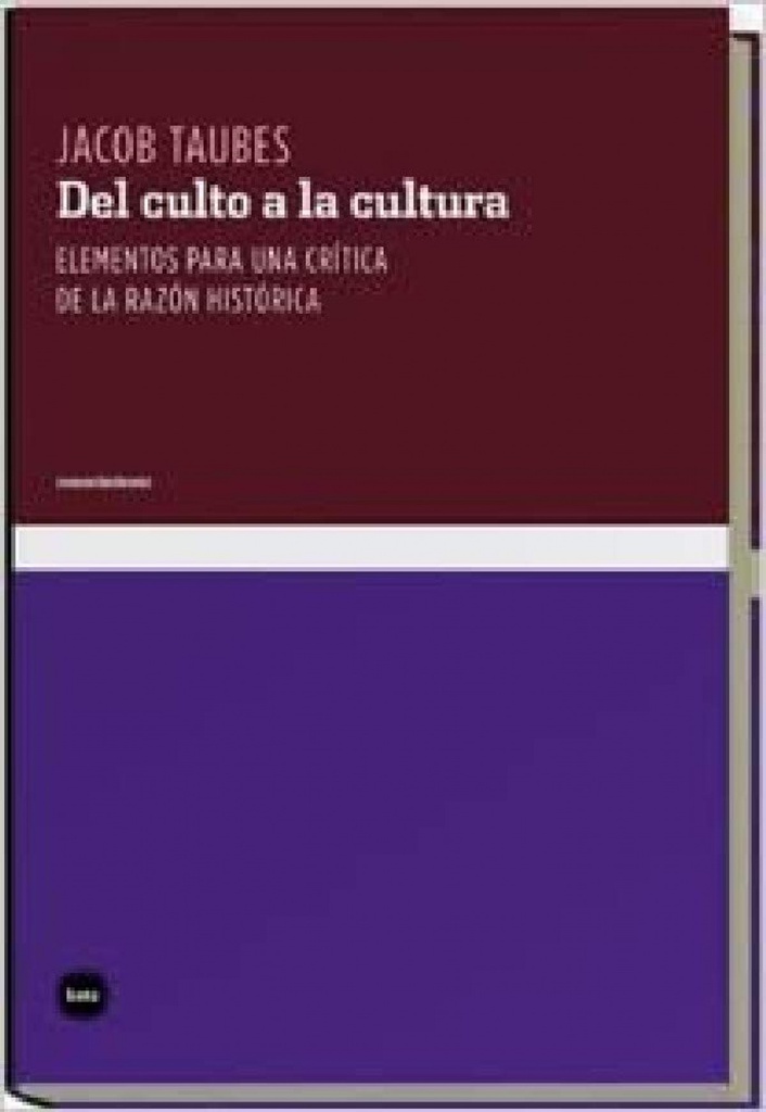 [9788496859142] Culto a la Cultura, del