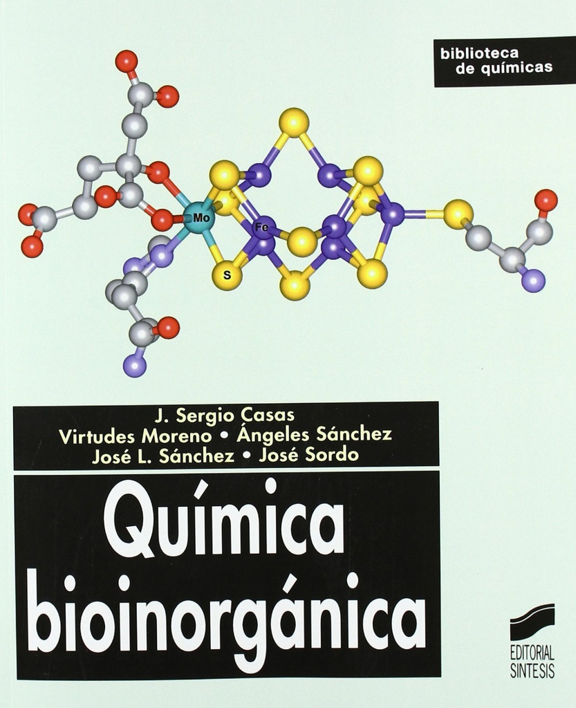 [9788497560276] Química bioinorgánica