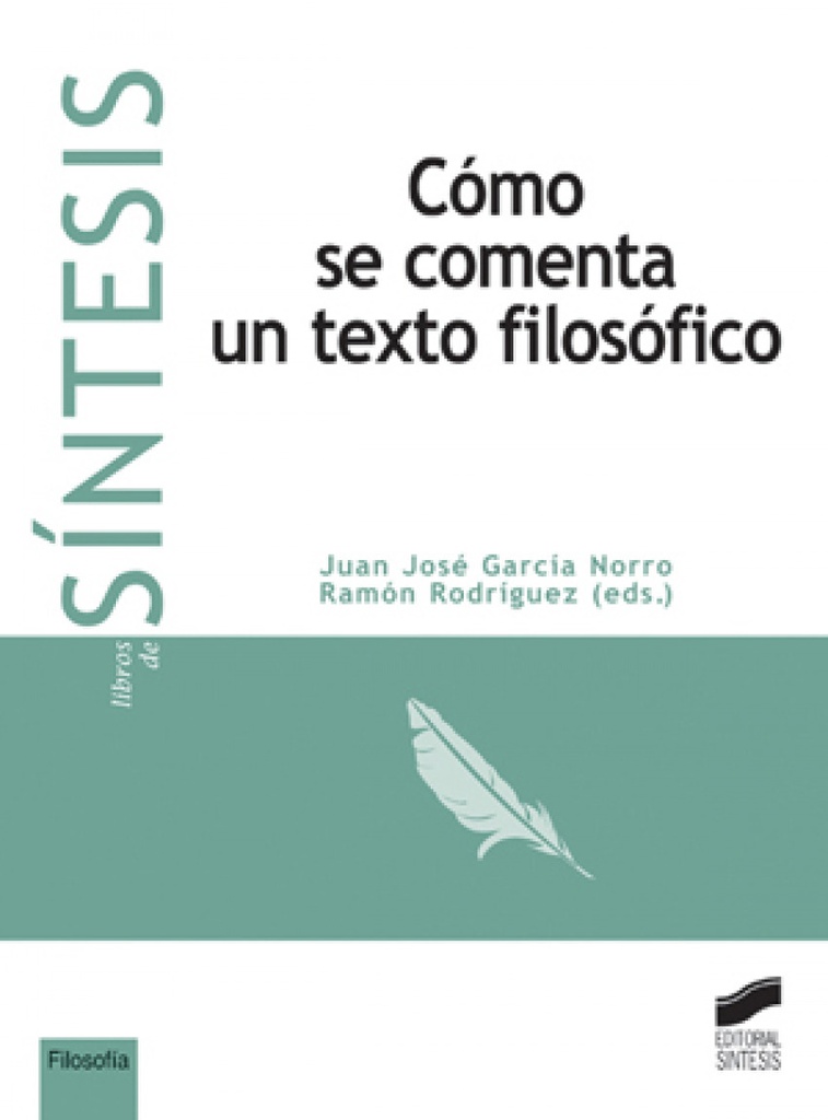 Como Se Comenta un Texto Filosofico-