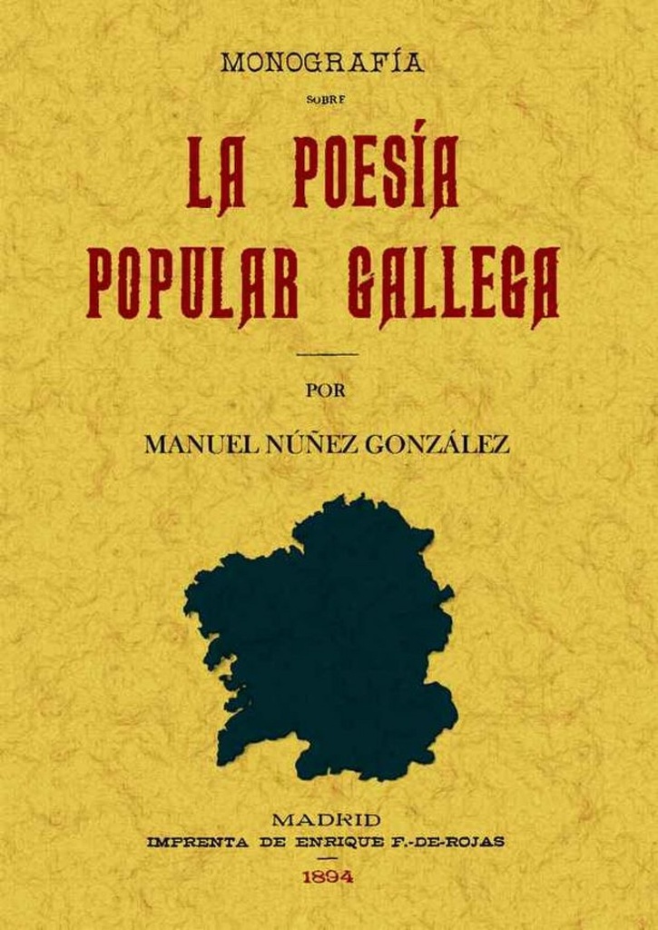 [9788497614467] Monografía Sobre la Poesía Gallega