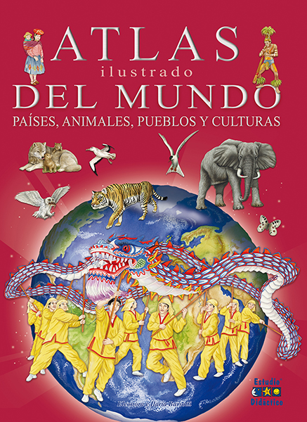 [9788497868402] Atlas ilustrado del mundo, países, animales, pueblos y culturas