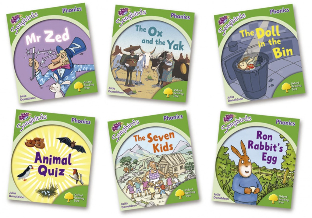 [9780198388173] Oxford Reading Tree Songbirds Phonics Level 2, More Stories: Mixed Pack of 6