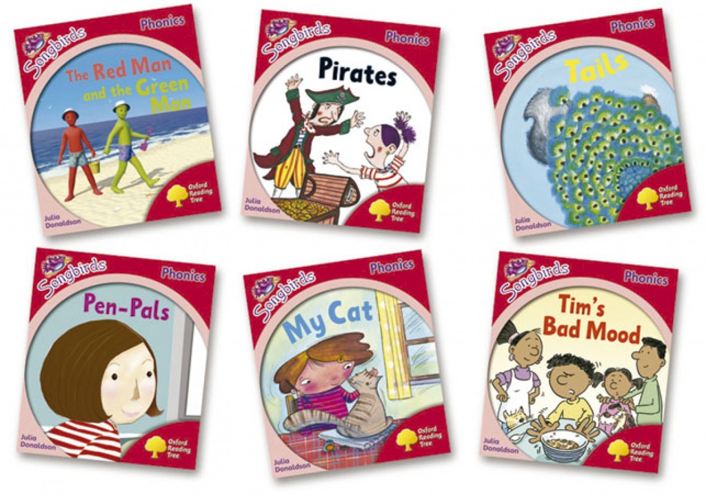 [9780198388531] Oxford Reading Tree Songbirds Phonics Level 4, More Stories: Mixed Pack of 6