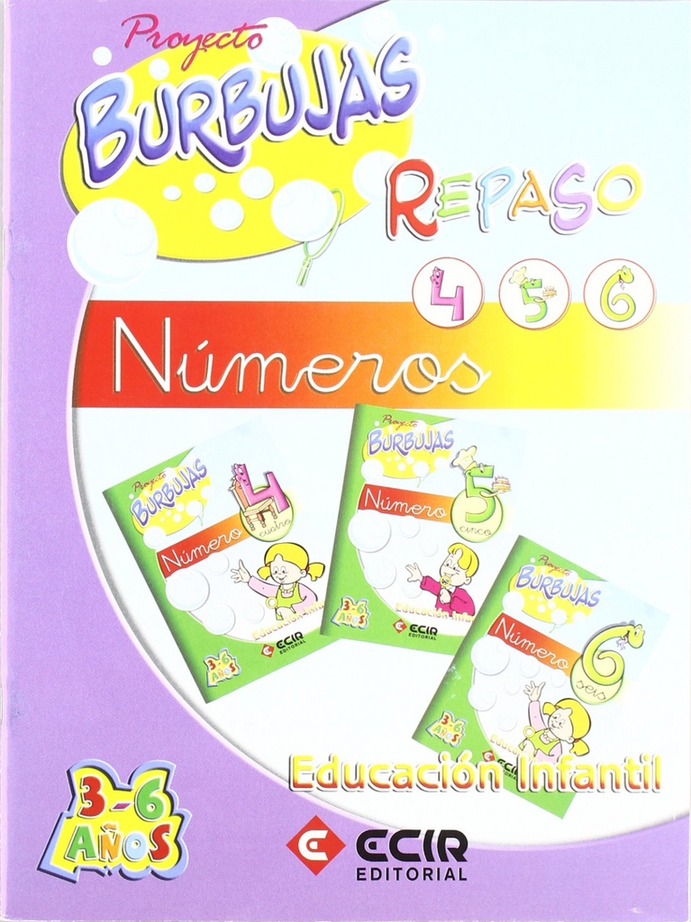 [9788498260113] Burbujas Repaso Numeros 4 5 6