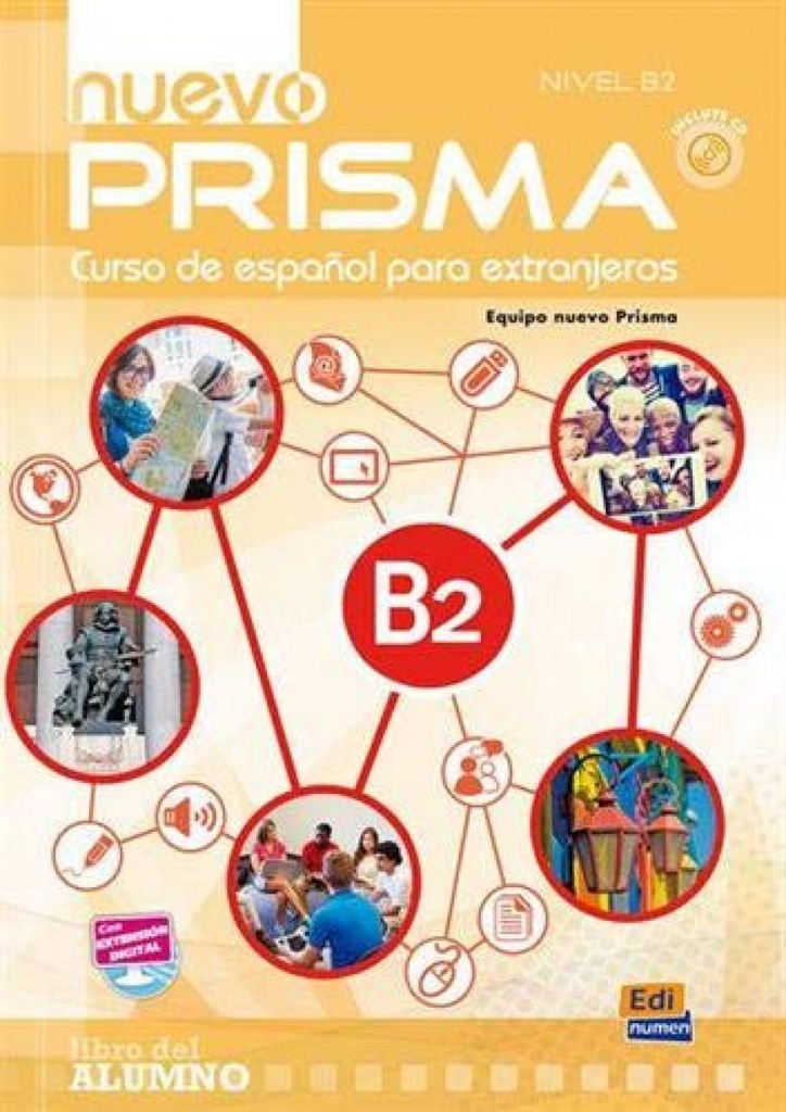 [9788498486414] Nuevo Prisma B2 Libro del Alumno +cd
