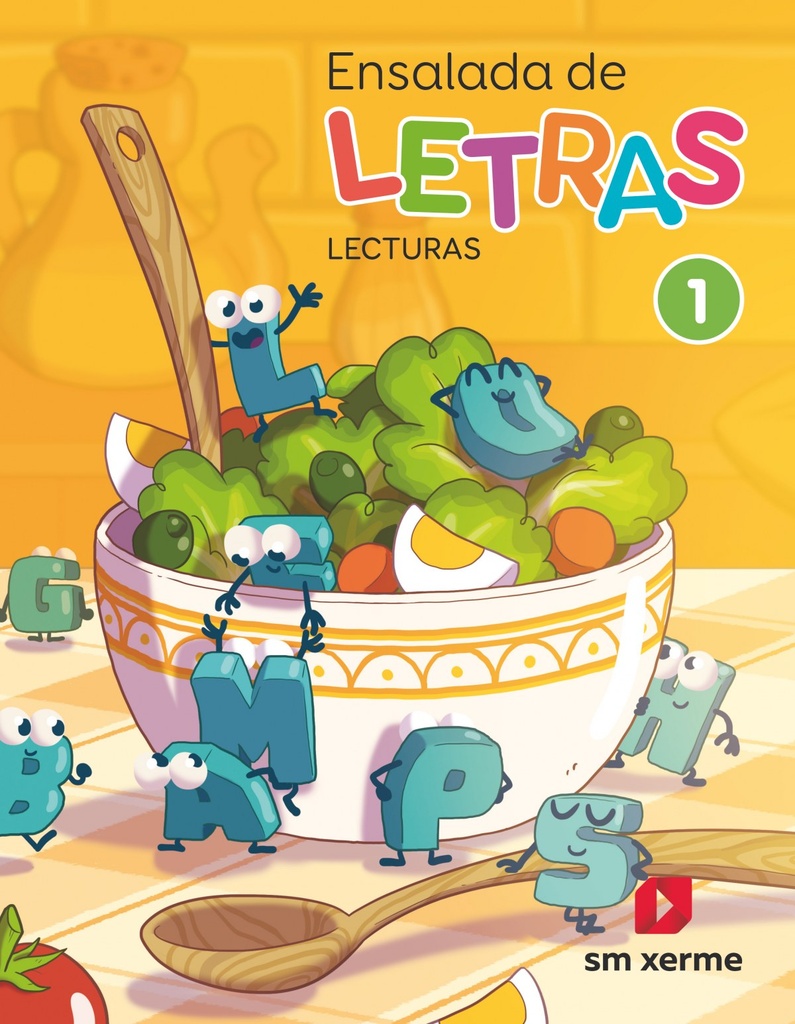 [9788498546835] Ensalada de Letras 1ºPRIMARIA. Lecturas. Máis Savia. Galicia 2019