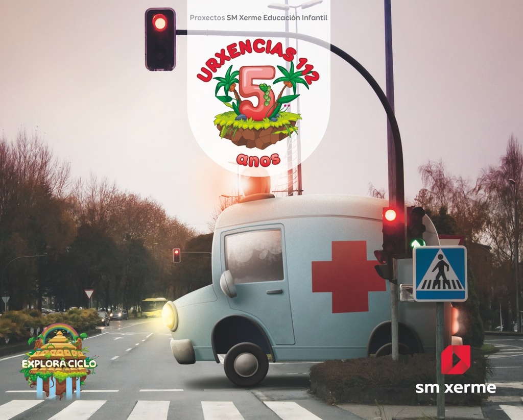 [9788498546880] Proxecto Explora: Emerxencias 112 5 Anos Nivel 3