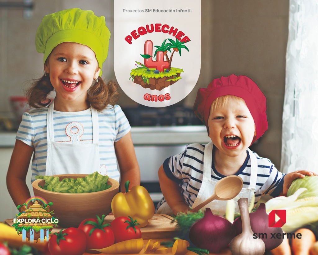 [9788498547528] Pequechef. 4 anos. Explora ciclo