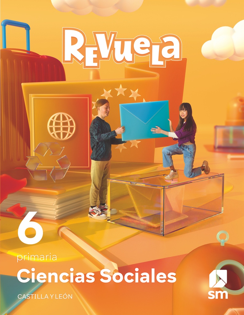 [9788498561241] Ciencias Sociales 6ºPrimaria. Revuela. Castilla y León 2023