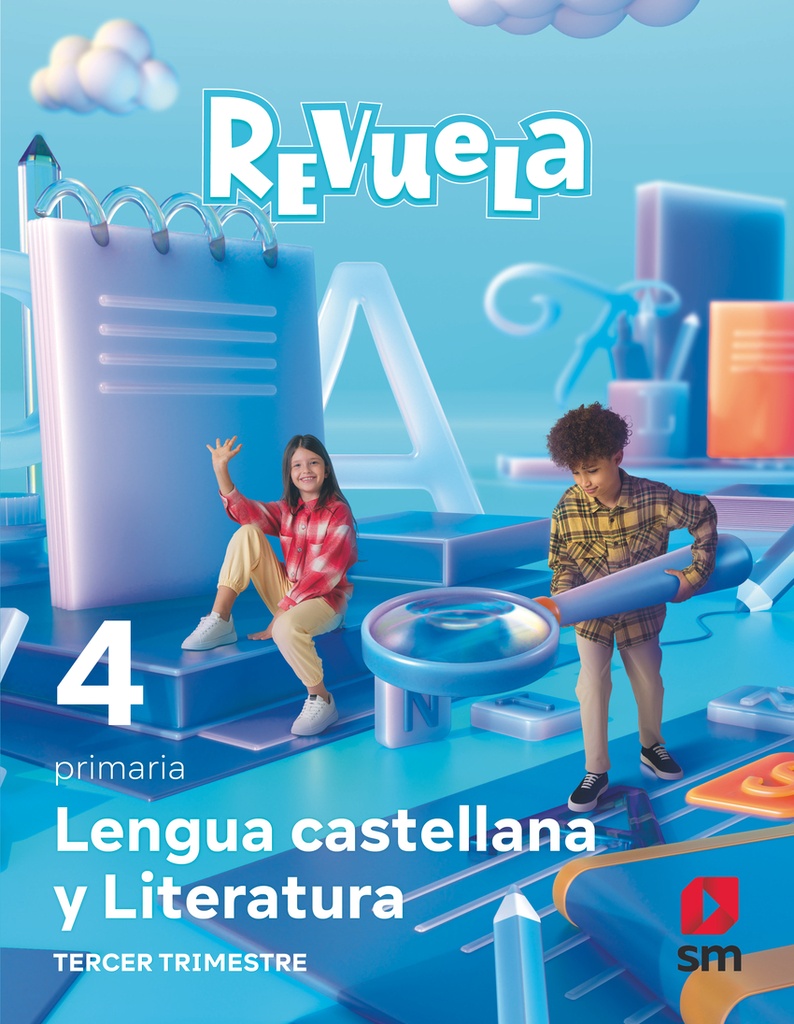 [9788498561661] Lengua Castellana y Literatura. 4 Primaria. Trimestres. Revuela