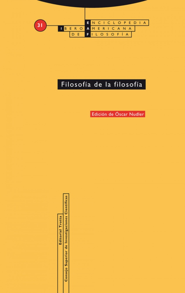[9788498791877] Filosofía de la Filosofía