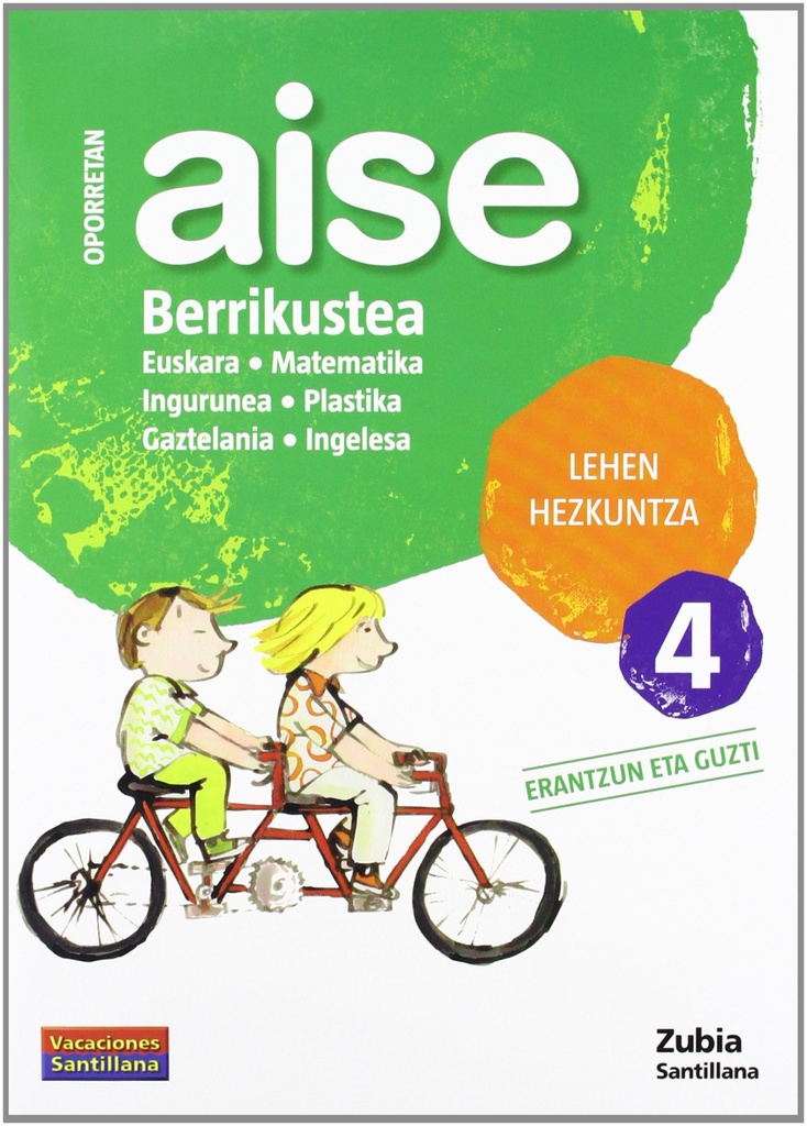 [9788498940671] Aise Berrikustea 4 Lehen Hezkuntza Oporretan