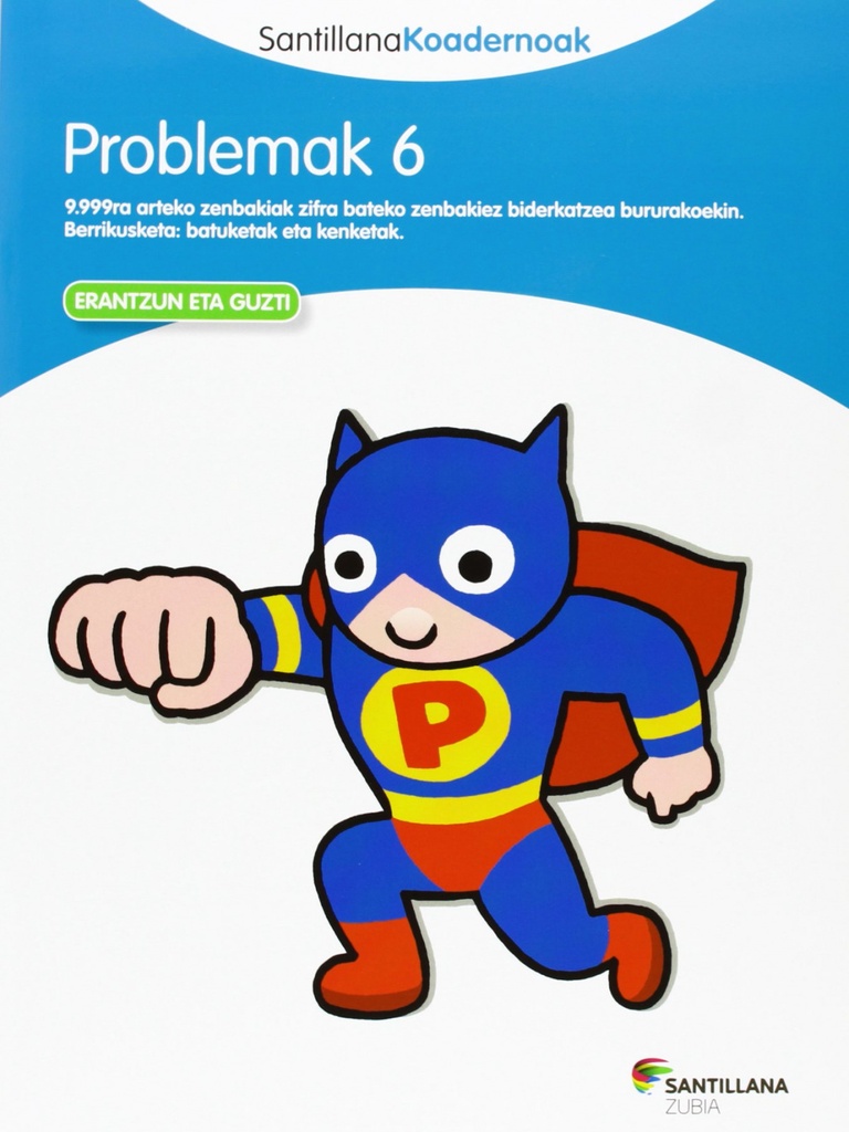 [9788498943290] Problemak 6. Koadernoak Matematikako