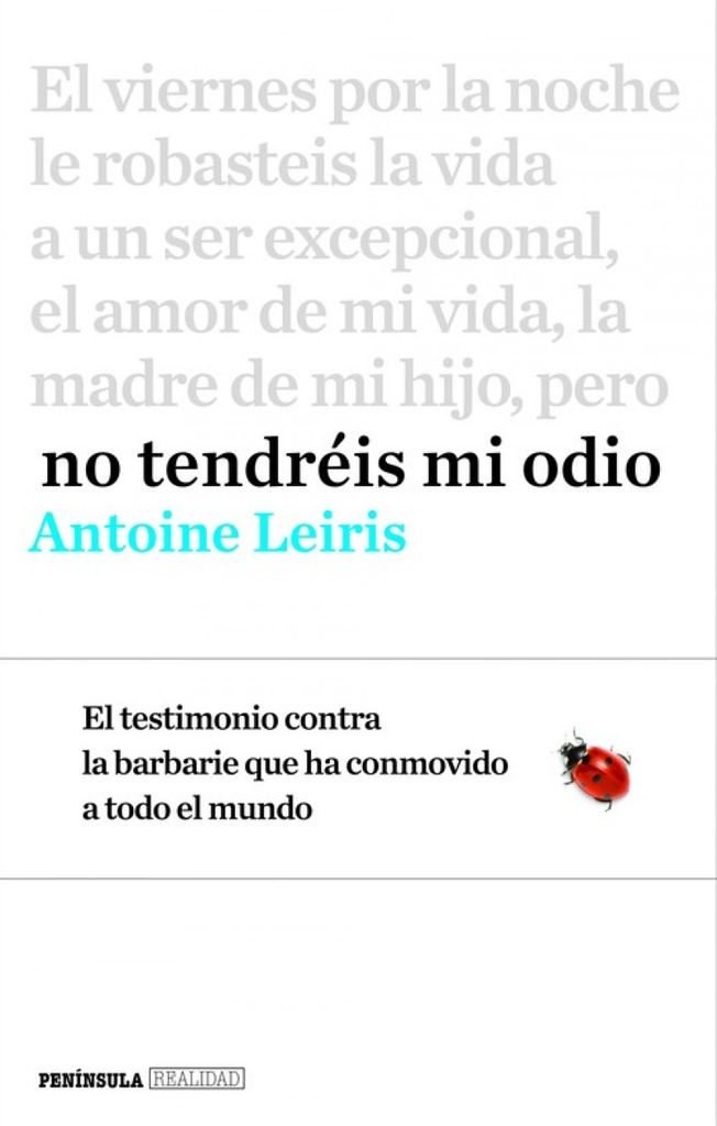 [9788499425368] No tendréis mi odio