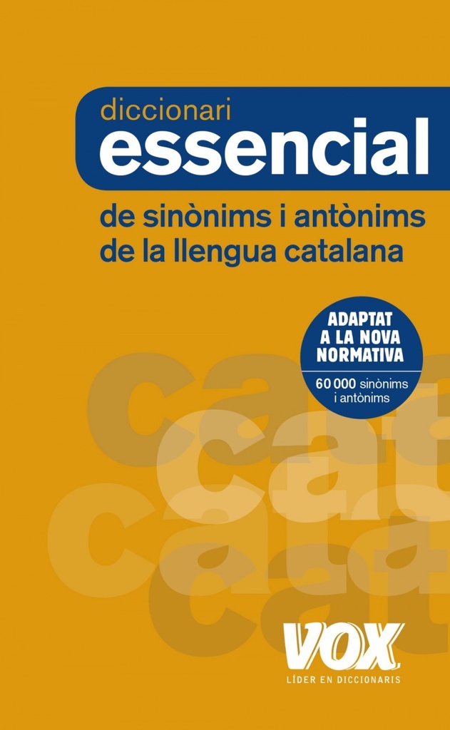[9788499742373] Diccionari Essencial de Sinònims I Antònims