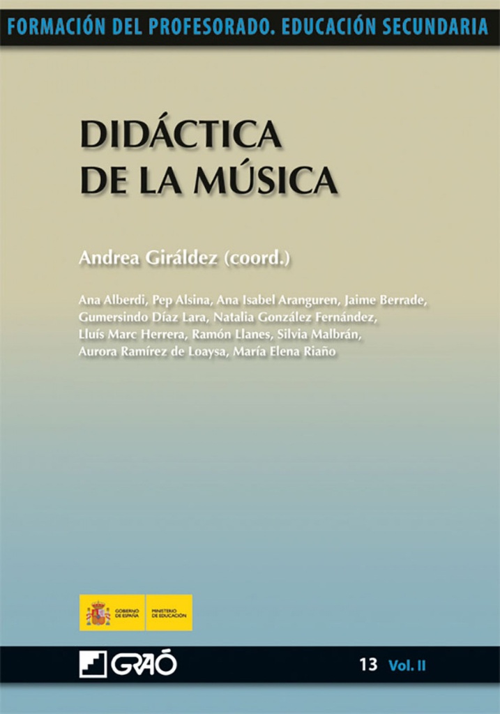 [9788499800042] Didáctica de la Música