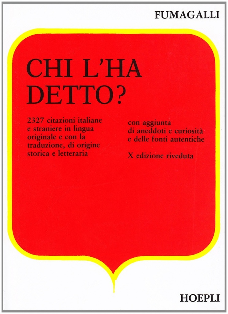 [9788820300920] Chi l'ha detto?