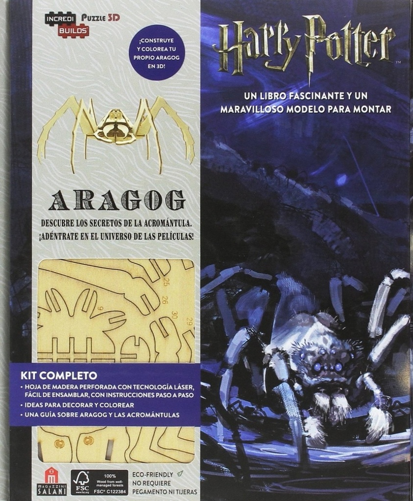 [9788893671439] Incredibuilds Harry Potter Aragog