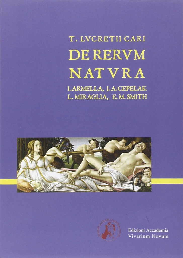[9788895611280] Lucretius de rerum natura