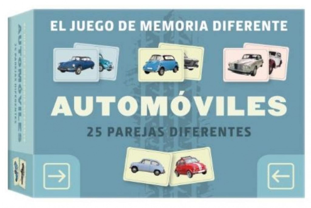 [9789463593151] Juego de Memoria Diferente Automoviles