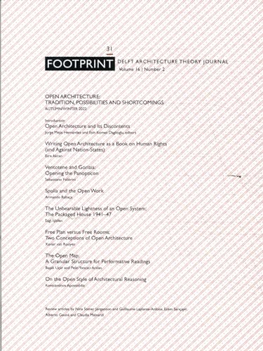 [9789492852830] FOOTPRINT 31. OPEN ARCHITECTURE