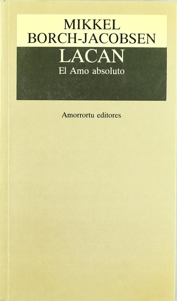[9789505185566] Lacan el Amo Absoluto