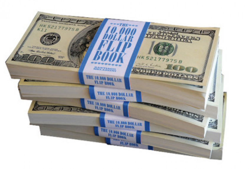 10000 Dollar Flip Book