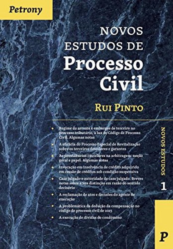 [9789726852438] Novos Estudos de Processo CIVIL