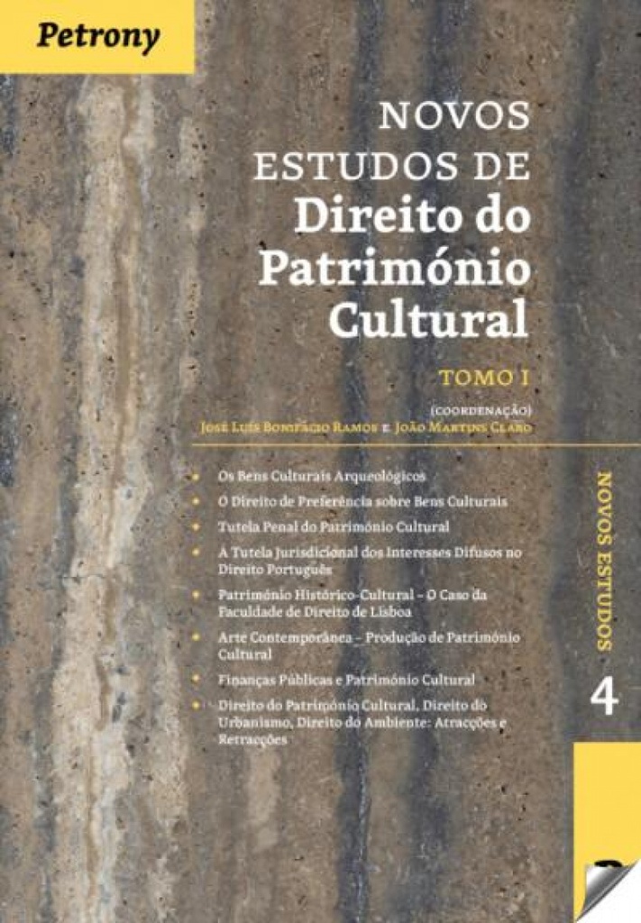 [9789726852636] novos estudos de direito do patrimonio cultural