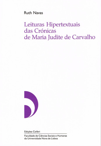[9789727724567] Leituras Hipertextuais Das Crónicas de Maria Judite de Carvalho