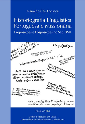 [9789727726165] Historiografia Linguística Portuguesa e Missionária - Preposições e Posposições