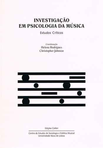 [9789727727643] Investigação em Psicologia da Música - Estudos Críticos