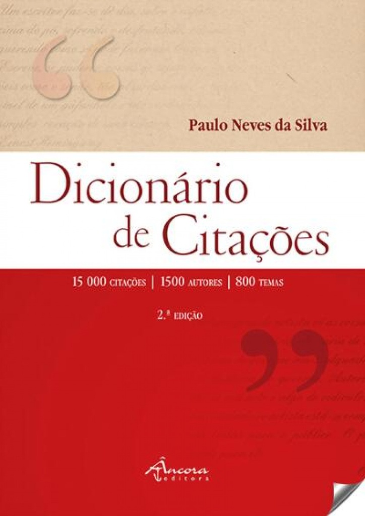[9789727804610] Dicionário de Citações: 2ª Edição