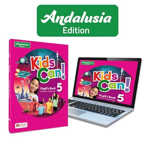 KIDS CAN! Andalucia 5 Pupil's Book: libro de texto de inglés impreso con acceso