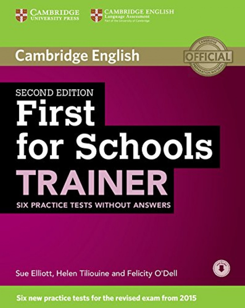 [9781107446045] First for schools trainer bk pack (-key) 2ªed