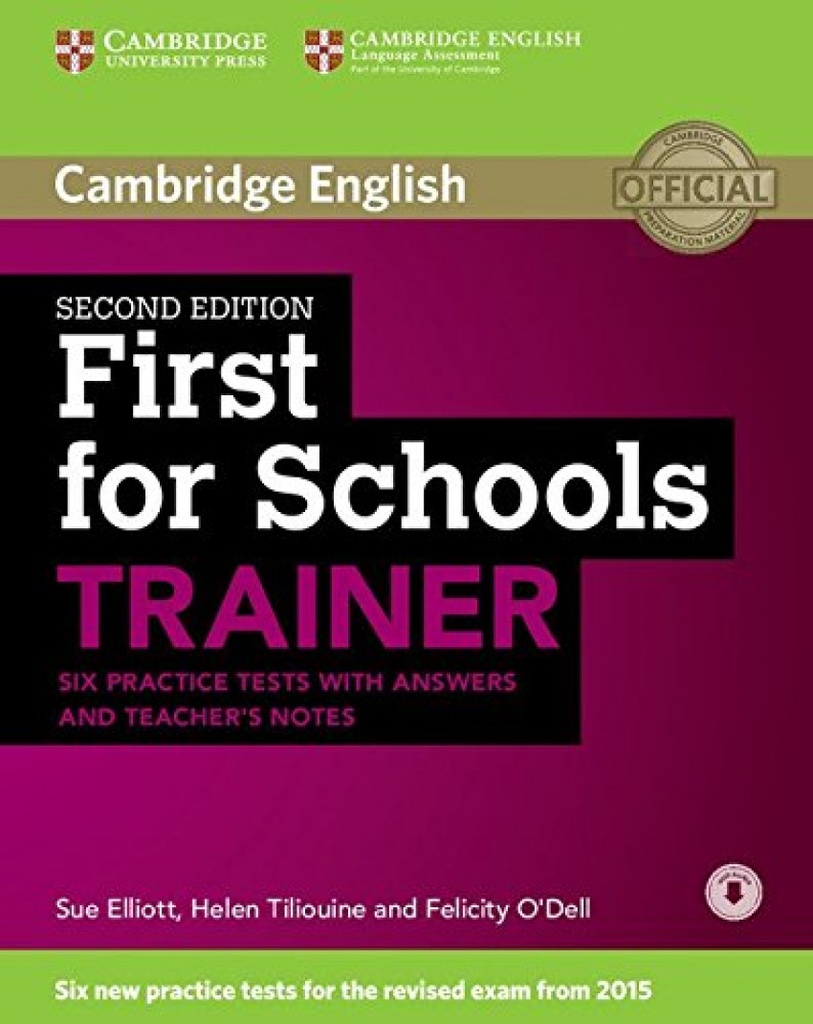 [9781107446052] First schools trainer 2ªed.bk pack (+key)