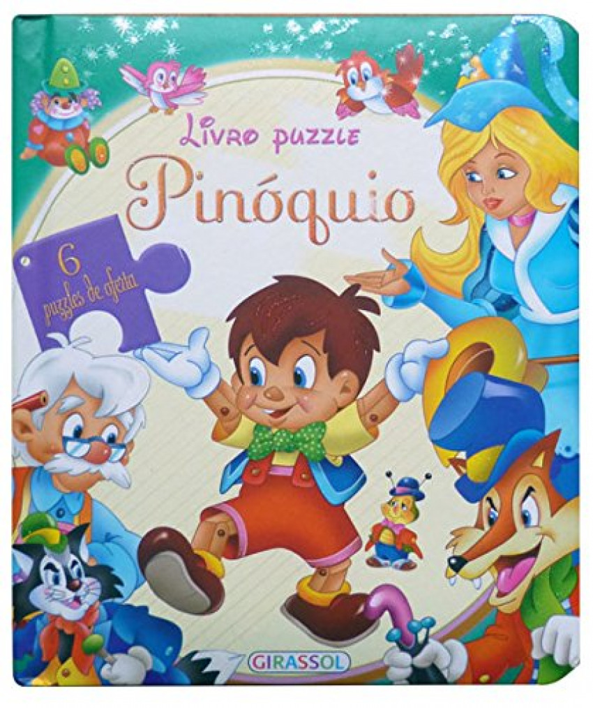 [9789896338718] Livro Puzzle Pinoquio