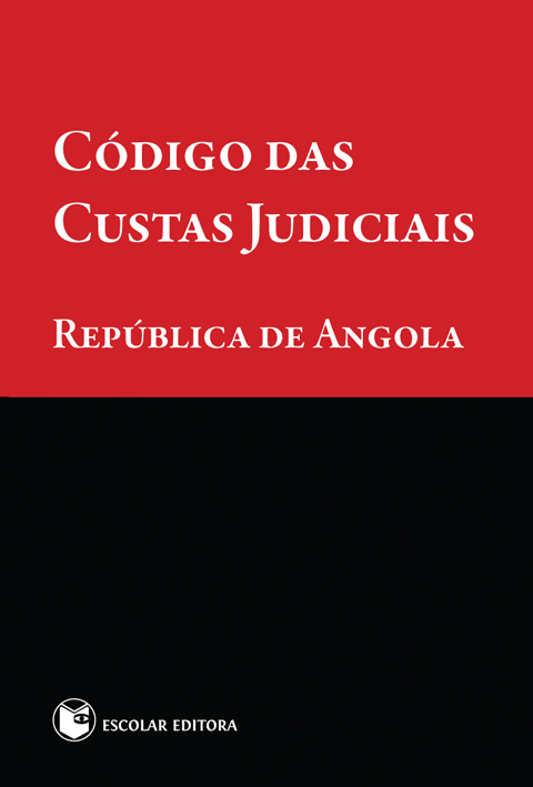 [9789896690045] Código das Custas Judiciais República de Angola