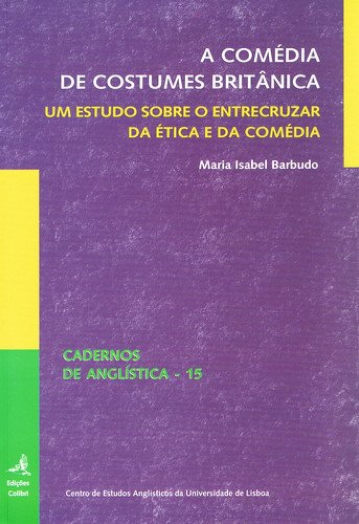[9789896890032] A Comédia de Costumes Britânica