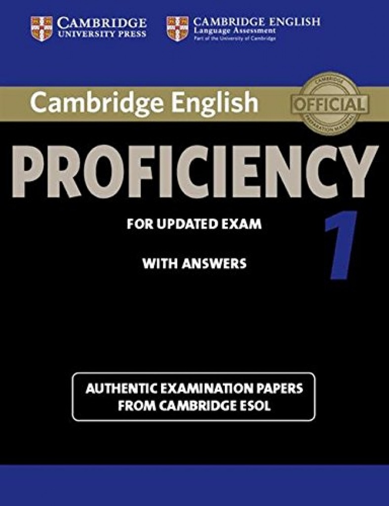 [9781107695047] Cambridge English Proficiency 1 for Updated Exam Student's Book with Answers