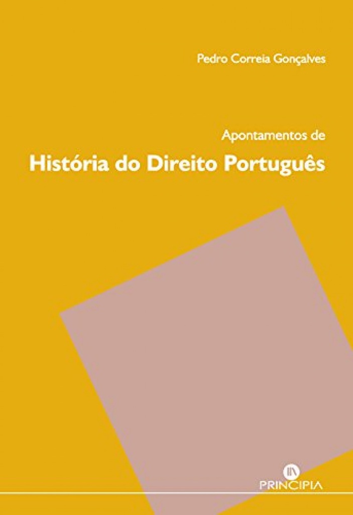 [9789897161612] Apontamentos de História Do Direito Português