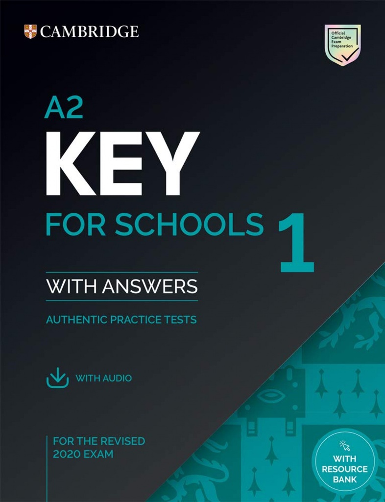 [9781108676595] A2 KEY FOR SCHOOLS 1 STUDENT WITH ANSWERS WITH AUDIO REVISED EXAM 2020