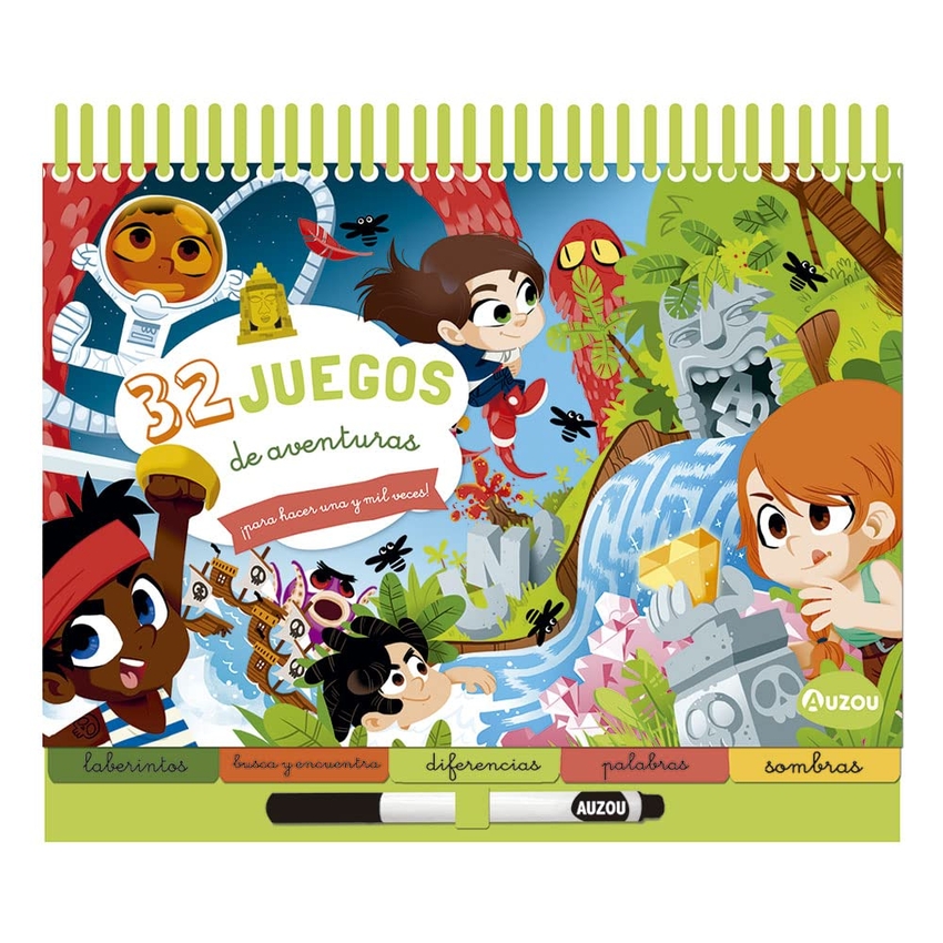 [9791039523837] Busca y encuentra. 32 juegos de aventuras para hacer una y mil veces. Bloc con a