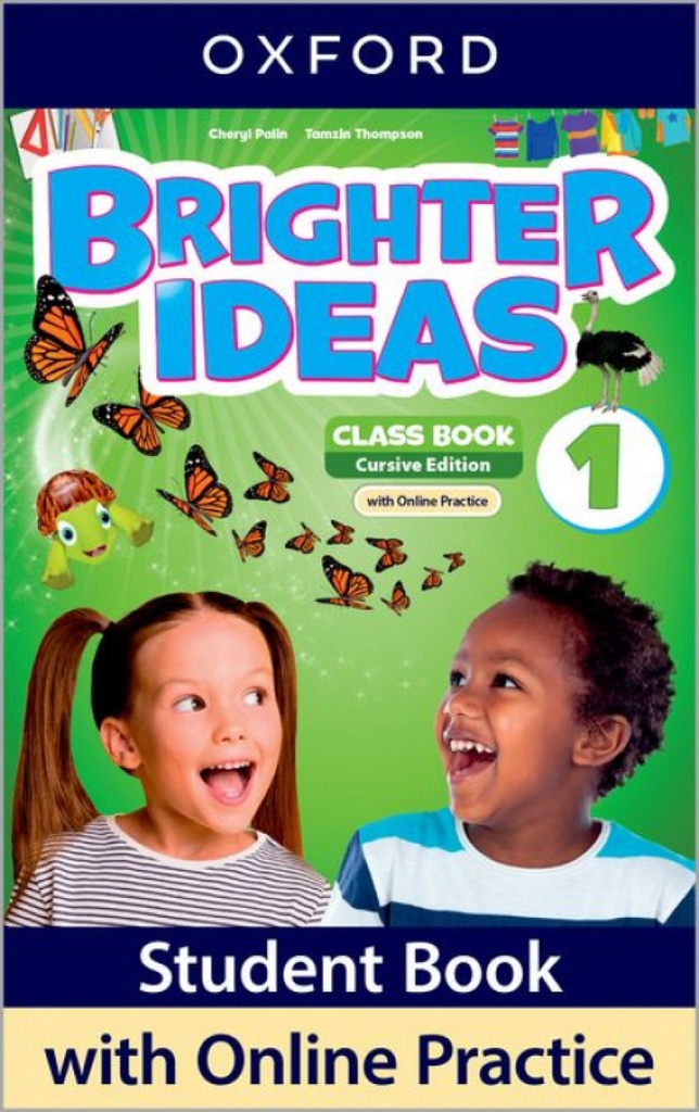 [9780194090322] BRIGHTER IDEAS 1 COURSEBOOK CURSIVA +ONLINE PRACTICE 2024